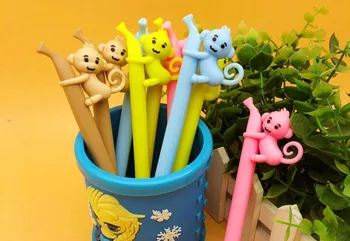 new korea moneky banana gel ink pen cartoon stationery prize kawaii gift student learning writing pen black neutral pen 48pc/lot
new korea moneky banana gel ink pen cartoon stationery prize kawaii gift student learning writing pen black neutral pen 48pc/lot