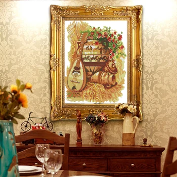 Clay pot and guitar Cross Stitch Kits Flowers Printed pattern canvas Chinese Embroidery Needlework set Cross-stitch Home Decor
Clay pot and guitar Cross Stitch Kits Flowers Printed pattern canvas Chinese Embroidery Needlework set Cross-stitch Home Decor