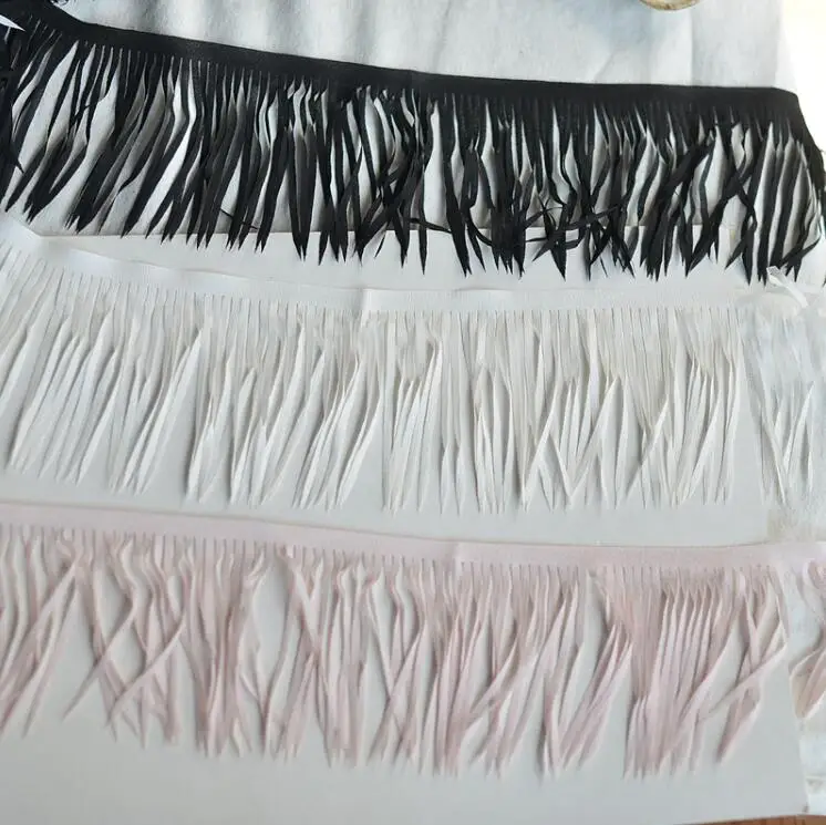 2 Meters Chiffon Tassel Lace Trims Black Pink Ivory Fringe Lace Fabric DIY Crafts for Clothing Apparel Sewing Accessories 9.3cm
2 Meters Chiffon Tassel Lace Trims Black Pink Ivory Fringe Lace Fabric DIY Crafts for Clothing Apparel Sewing Accessories 9.3cm