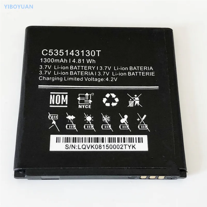 3.7V 1300mAh C535143130T For BLU A010L A010U Advance 4.0L D350 D370 Dash 3.5 CE Dash 4.0 CE Neo 3.5 Battery
3.7V 1300mAh C535143130T For BLU A010L A010U Advance 4.0L D350 D370 Dash 3.5 CE Dash 4.0 CE Neo 3.5 Battery
