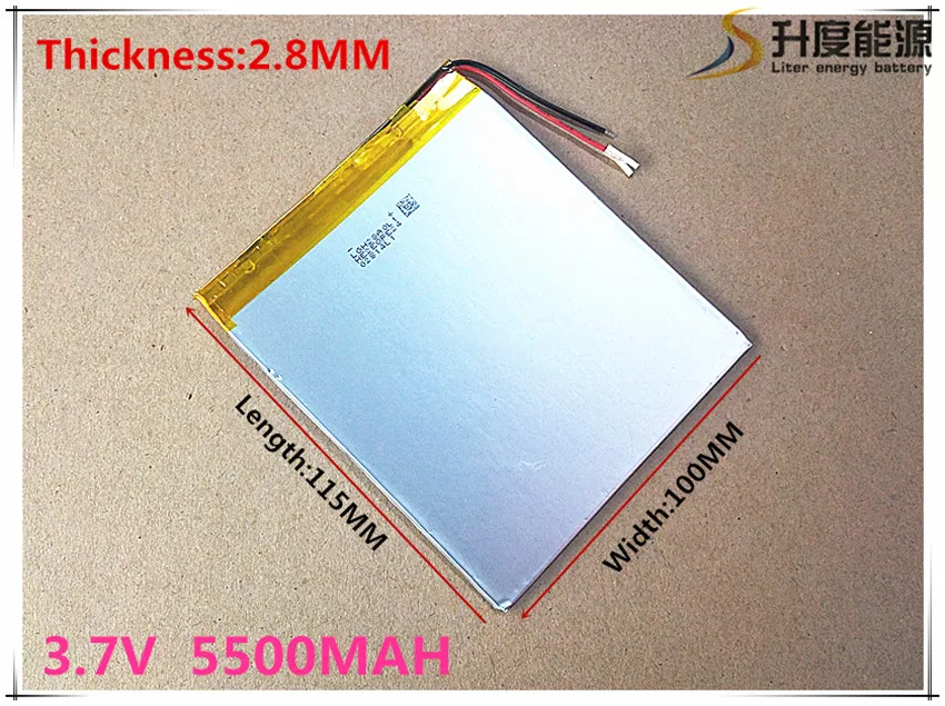 3.7 V 5500 mah tablet battery brand tablet gm lithium Tablet polymer battery 28100115
3.7 V 5500 mah tablet battery brand tablet gm lithium Tablet polymer battery 28100115