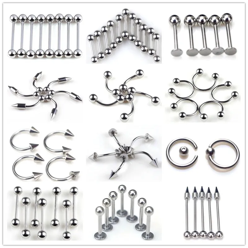 Wholesalee 10pcs Stainless Steel Eyebrow Nipple Lip Navel Ring Body Piercing Jewelry Punk Cool Accessories Gift
Wholesalee 10pcs Stainless Steel Eyebrow Nipple Lip Navel Ring Body Piercing Jewelry Punk Cool Accessories Gift