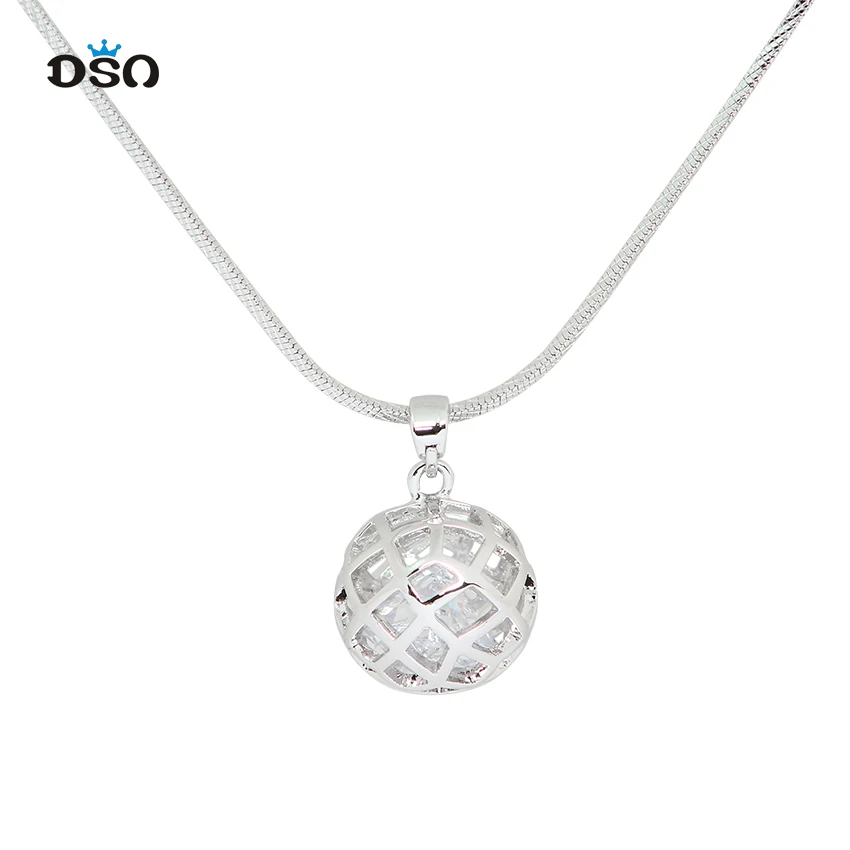 Viennois New Round Ball Is Hollow-Out Decorative Pattern Pendant Necklace Women Silver Color Necklaces Trendy Jewelry(AX0118)
Viennois New Round Ball Is Hollow-Out Decorative Pattern Pendant Necklace Women Silver Color Necklaces Trendy Jewelry(AX0118)