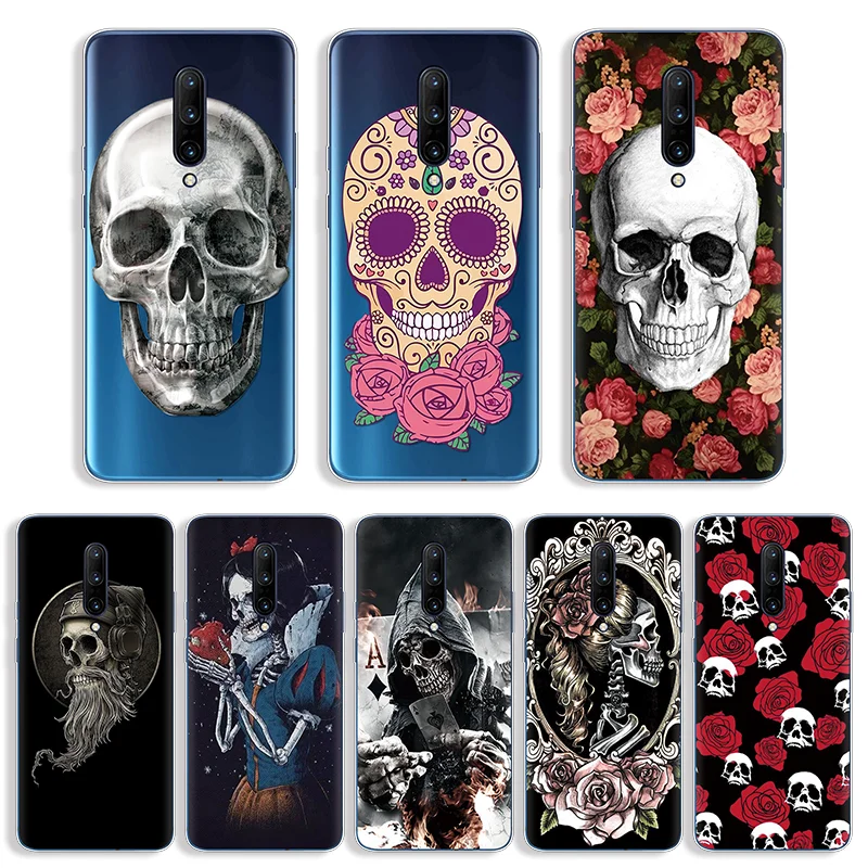 Fashion Retro Style Flower Skull Phone Capa For Oneplus 7 Pro Soft Clear Silicon Cover For Oneplus 6 6T 7 Pro 5 5T 3 Terror Case
Fashion Retro Style Flower Skull Phone Capa For Oneplus 7 Pro Soft Clear Silicon Cover For Oneplus 6 6T 7 Pro 5 5T 3 Terror Case