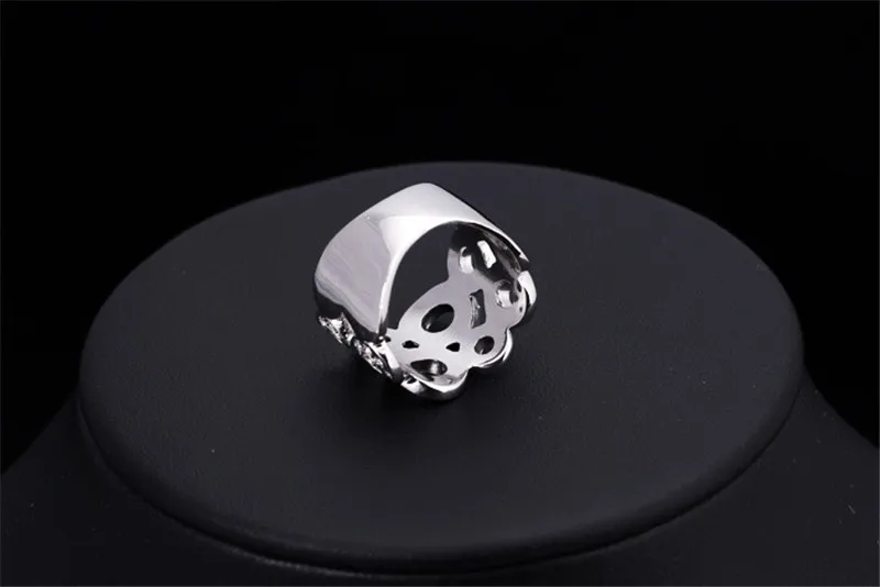 Unique Design Hollow Circles Ring Rose Gold Color Silver Ring for Women Trendy Party Wedding Band Jewelry Anillos Bijoux dm091 (8)
