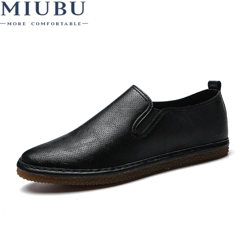 MIUBU 2019 Summer Casual Men Leather Shoes Breathable Flats Mens Casual Shoes Slip On Male Fashion Lightweight Lazy Flats
MIUBU 2019 Summer Casual Men Leather Shoes Breathable Flats Mens Casual Shoes Slip On Male Fashion Lightweight Lazy Flats