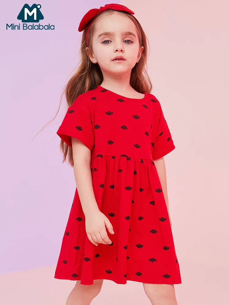 MinibalabalaGirls dress 2019 summer new children clothing small monster print children short sleeve loose cotton dress princess
MinibalabalaGirls dress 2019 summer new children clothing small monster print children short sleeve loose cotton dress princess