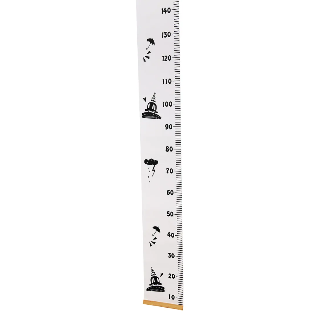 Wooden Wall Hanging Baby Child Kids Growth Chart Height Measure Ruler Wall Sticker for Kids Children Room Home Decoration