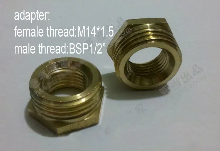 Адаптер для трубки внутренняя резьба M14 * 1 5 изменение BSP 1/2" | Инструменты