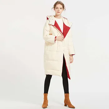 YNZZU Korean 2019 New Winter Jacket Women Long Duck Down Coat Woman with Hooded Double Side Wear Sweet Warm Loose Outwears O806
YNZZU Korean 2019 New Winter Jacket Women Long Duck Down Coat Woman with Hooded Double Side Wear Sweet Warm Loose Outwears O806