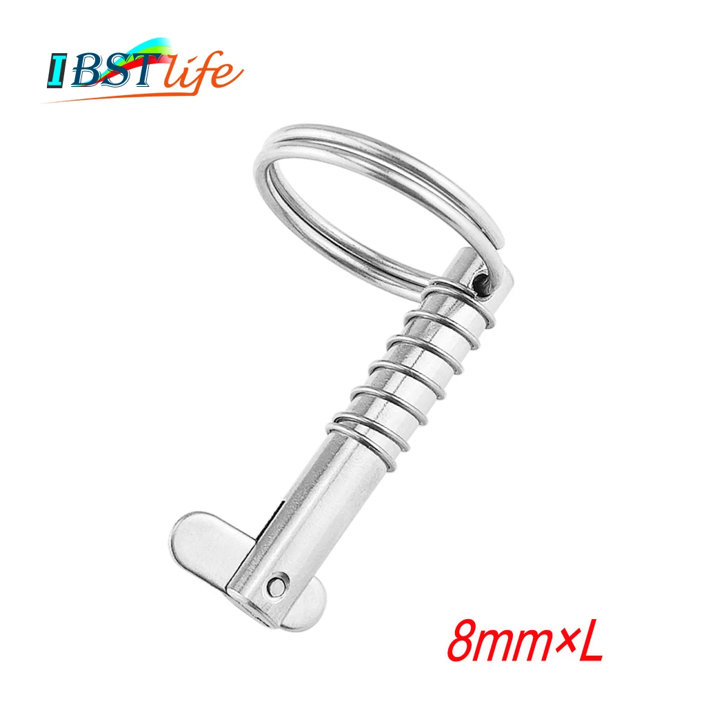 8mm BSET MATEL Marine Grade 316 Stainless Steel Quick Release Pin for Boat Bimini Top Deck Hinge Marine hardware Boat
8mm BSET MATEL Marine Grade 316 Stainless Steel Quick Release Pin for Boat Bimini Top Deck Hinge Marine hardware Boat
