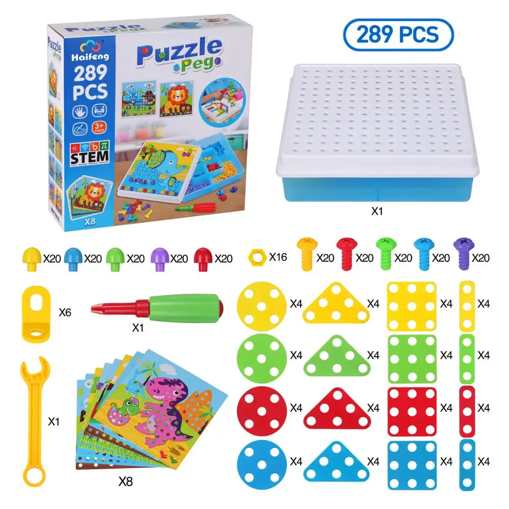 Drill Nut Disassembly Match Tool Educational Toys Mosaic Design Building Toy Children Toys Puzzle Educational Toys Tool Kit
Drill Nut Disassembly Match Tool Educational Toys Mosaic Design Building Toy Children Toys Puzzle Educational Toys Tool Kit