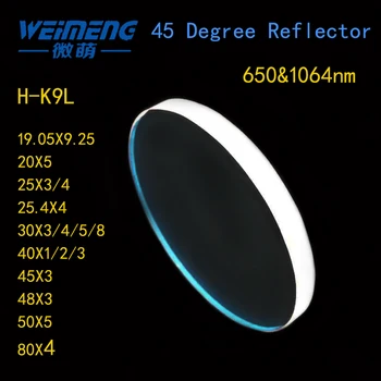 Weimeng Raytools 650&1064nm H-K9L 45 degree laser reflector lens / laser mirror circular for cuting welding engraving machine
Weimeng Raytools 650&1064nm H-K9L 45 degree laser reflector lens / laser mirror circular for cuting welding engraving machine