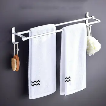 40/50/60cm New Towel Rail Rack Holder Double Wall Mounted Bathroom Shelf Chrome Plated Towel Racks Bathroom Organizer
40/50/60cm New Towel Rail Rack Holder Double Wall Mounted Bathroom Shelf Chrome Plated Towel Racks Bathroom Organizer