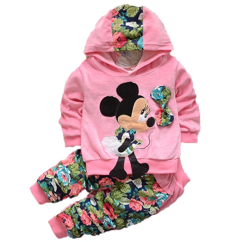 Brand Baby Girls Minnie Mickey Suits Children Velvet Flower Hoodies Jacket Cost Pants Baby Sets For Girls Kids Clothing Sets
Brand Baby Girls Minnie Mickey Suits Children Velvet Flower Hoodies Jacket Cost Pants Baby Sets For Girls Kids Clothing Sets