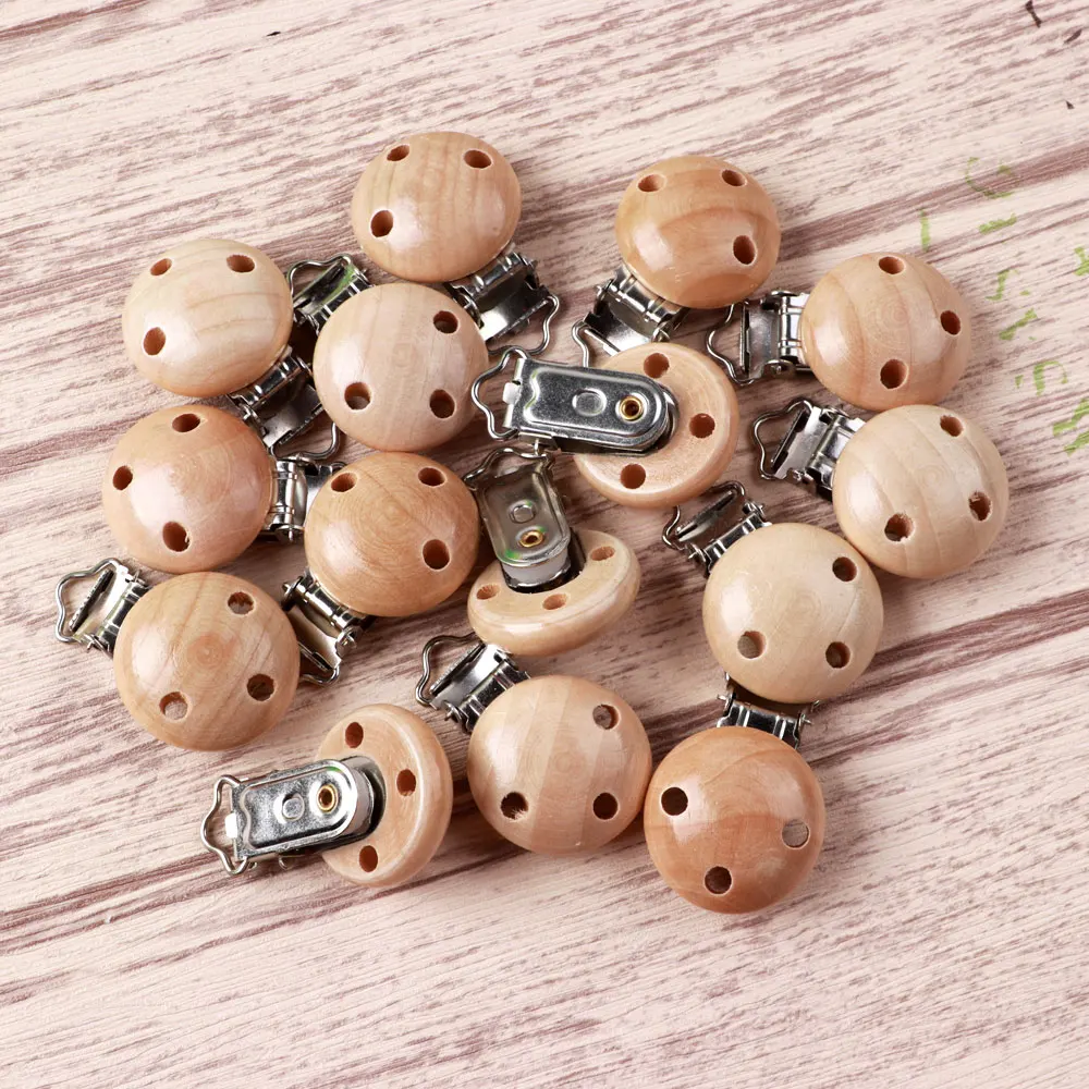 TYRY.HU 10pc Wooden Pacifier Holder Clip Pacifier Solid Color Infant Dummy Clips Accessories For DIY Baby Pacifier Chains
TYRY.HU 10pc Wooden Pacifier Holder Clip Pacifier Solid Color Infant Dummy Clips Accessories For DIY Baby Pacifier Chains