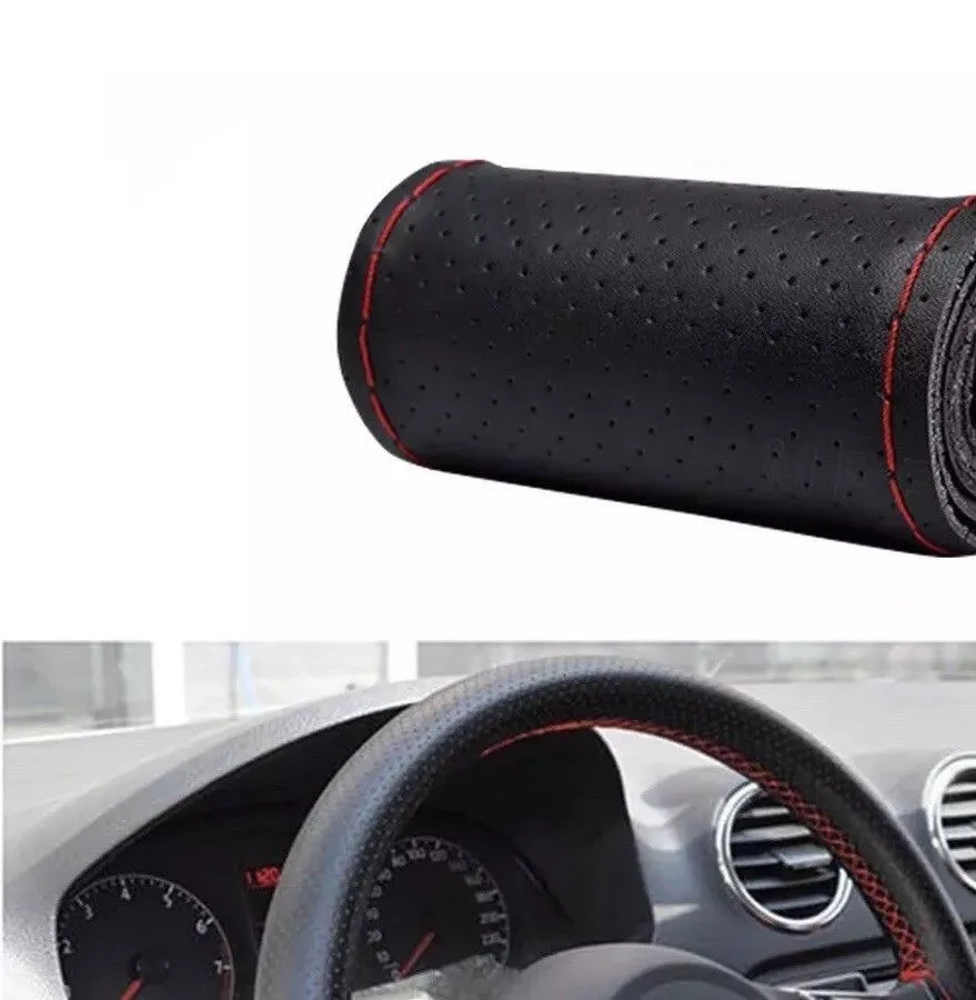 3 Color DIY Texture Soft Auto Car Steering Wheel Cover With Needles And Thread Artificial Leather Car Covers Suite
3 Color DIY Texture Soft Auto Car Steering Wheel Cover With Needles And Thread Artificial Leather Car Covers Suite