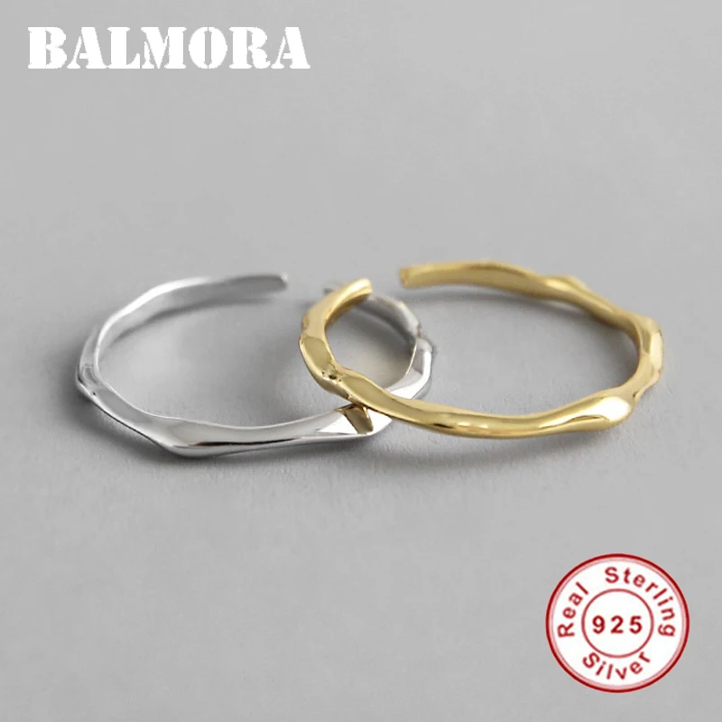 BALMORA 1 Piece 100% Real 925 Sterling Silver Irregular Open Rings for Women Gift Stackable Finger Ring Fashion Jewelry JWZR140
BALMORA 1 Piece 100% Real 925 Sterling Silver Irregular Open Rings for Women Gift Stackable Finger Ring Fashion Jewelry JWZR140