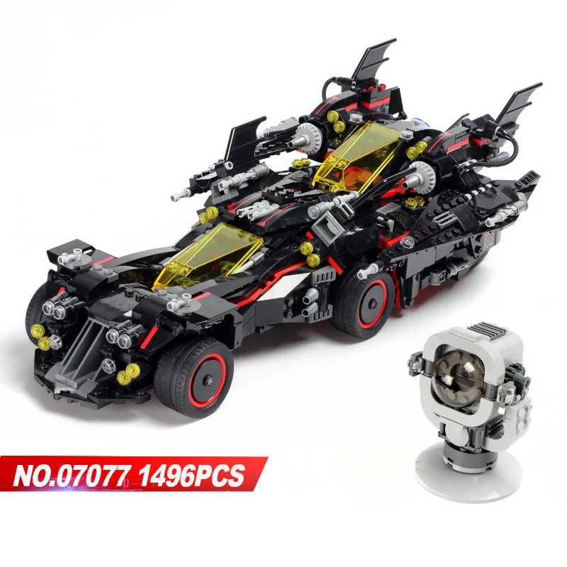 07077 1496Pcs Genuine Batman Movie Series The Ultimate Batmobile Set Educational Building Blocks Bricks LegoINGlys 70917
07077 1496Pcs Genuine Batman Movie Series The Ultimate Batmobile Set Educational Building Blocks Bricks LegoINGlys 70917