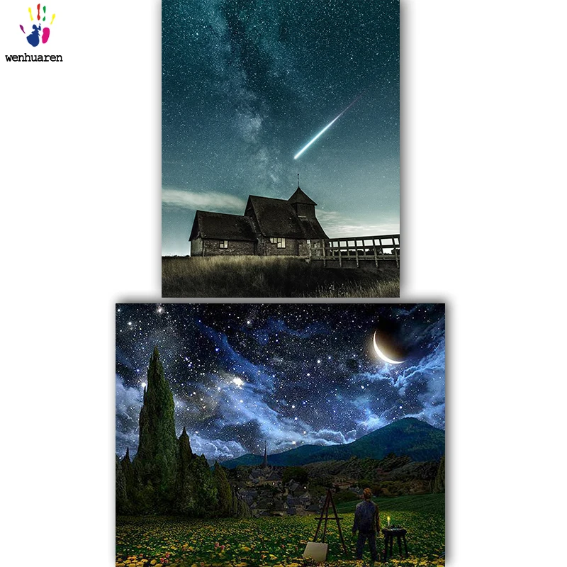 DIY colorings pictures by numbers with colors Under the stars picture drawing painting by numbers framed Home
DIY colorings pictures by numbers with colors Under the stars picture drawing painting by numbers framed Home