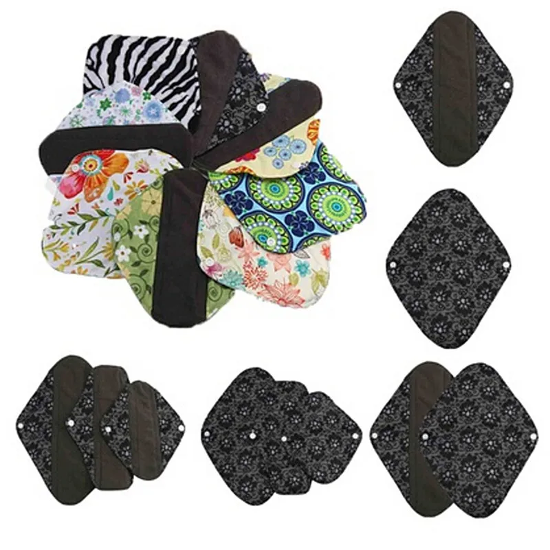 S/M/L Washable Menstrual Pad Reusable Sanitary Menstrual Mama Pad Bamboo Cotton Cloth Feminine Hygiene Panty Liner Towel Pads
S/M/L Washable Menstrual Pad Reusable Sanitary Menstrual Mama Pad Bamboo Cotton Cloth Feminine Hygiene Panty Liner Towel Pads