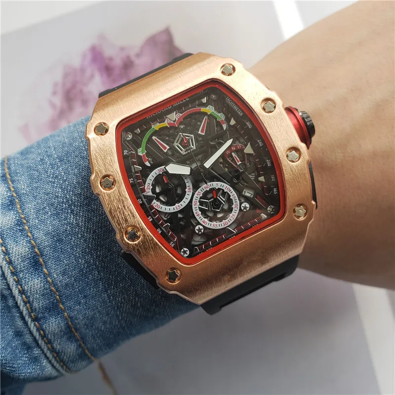 Reloje 2019 RM Men Watch Male Leather Automatic date Quartz Watches Mens Luxury Brand Sport Clock Relogio Masculino
Reloje 2019 RM Men Watch Male Leather Automatic date Quartz Watches Mens Luxury Brand Sport Clock Relogio Masculino