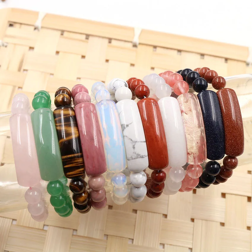 YJXP Elegant Women Charm Bracelets Natural Stone Crystal 8mm Beads Love Heart Bracelets DIY Handmade Jewelry 1pcs
YJXP Elegant Women Charm Bracelets Natural Stone Crystal 8mm Beads Love Heart Bracelets DIY Handmade Jewelry 1pcs