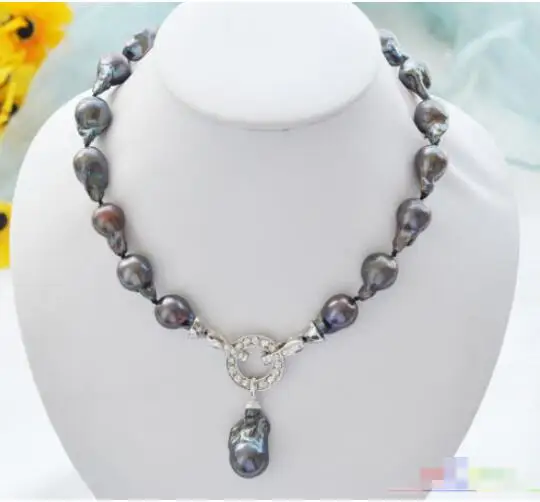 FREE SHIPPING>>>@@ Hot sale new Style >>>>> p3937 Rare 18" 20mm black baroque keshi Reborn necklace pendant
FREE SHIPPING>>>@@ Hot sale new Style >>>>> p3937 Rare 18" 20mm black baroque keshi Reborn necklace pendant