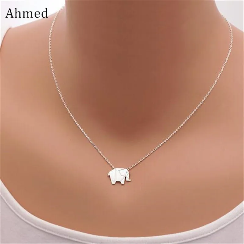 Ahmed Gold Silver Small Elephant Pendant Necklace For Women New Fashion Simple Clavicle Chain Collar Bijoux Jewelry
Ahmed Gold Silver Small Elephant Pendant Necklace For Women New Fashion Simple Clavicle Chain Collar Bijoux Jewelry