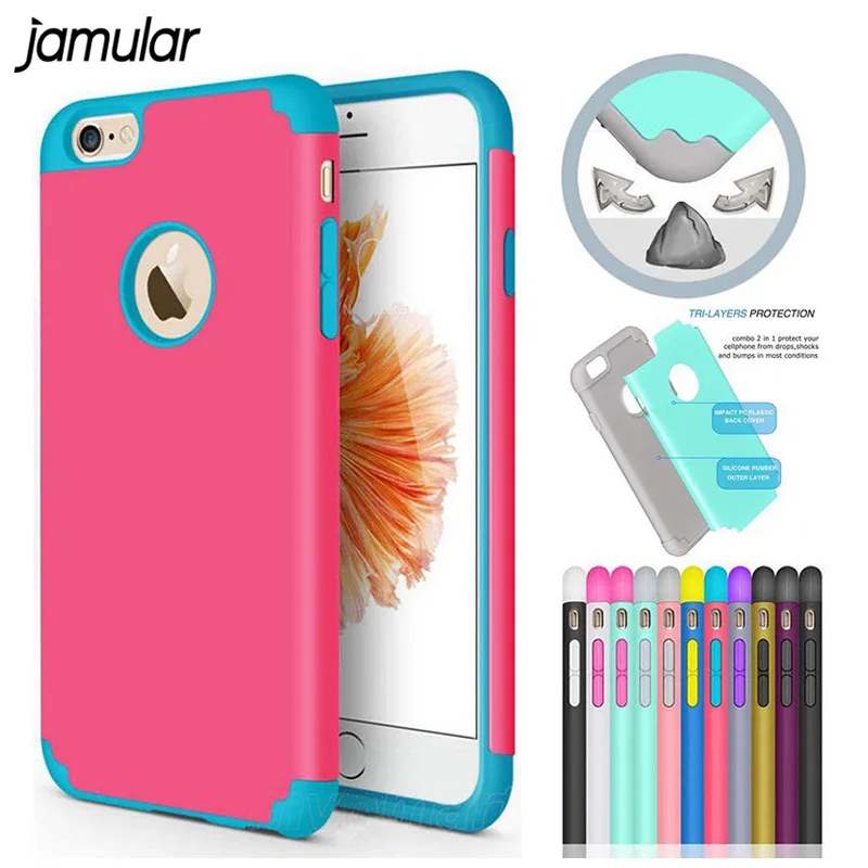 JAMULAR Hybrid Shockproof Back Cover For Apple Iphone 6 S ARMOR Phone Case For iphone X 10 6 6sPlus 7 7Plus 5 5s SE Coque Shell
JAMULAR Hybrid Shockproof Back Cover For Apple Iphone 6 S ARMOR Phone Case For iphone X 10 6 6sPlus 7 7Plus 5 5s SE Coque Shell