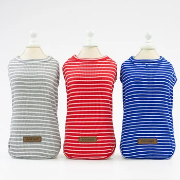 Spring Summer Pets Dogs Cats Clothes Fashion Vest Stripe Printed T-Shirt Cotton Dogs Soft Shirts For Small Dogs Puppy Size S-2XL
Spring Summer Pets Dogs Cats Clothes Fashion Vest Stripe Printed T-Shirt Cotton Dogs Soft Shirts For Small Dogs Puppy Size S-2XL
