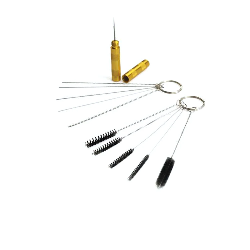 11Pcs/Set Airbrush Spray Gun Cleaning Repair Tool Kit Nozzle NeedleBrush Set Repair Tool Stainless Steel Set for Spray Guns
11Pcs/Set Airbrush Spray Gun Cleaning Repair Tool Kit Nozzle NeedleBrush Set Repair Tool Stainless Steel Set for Spray Guns