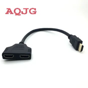 30CM V1.4 1080P HDMI Male to 2 Female Port 1X2 1 In 2 Out Splitter Cable Switch Adapter Converter for HDTV Tablet XBOX AQJG
30CM V1.4 1080P HDMI Male to 2 Female Port 1X2 1 In 2 Out Splitter Cable Switch Adapter Converter for HDTV Tablet XBOX AQJG