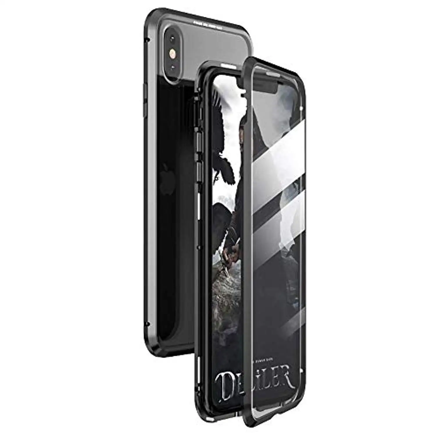 360 Double Glass Magnetic Adsorption Case For iPhone XR XS Max X 8 7 Plus 6 6s Phone Cases Metal Magnet Tempered Glass Cover
360 Double Glass Magnetic Adsorption Case For iPhone XR XS Max X 8 7 Plus 6 6s Phone Cases Metal Magnet Tempered Glass Cover