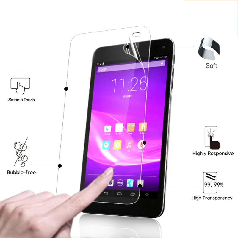 BEST HD Glossy screen protector film For InFocus CS1 7.0" High Clear front screen protective lcd films with retail package
BEST HD Glossy screen protector film For InFocus CS1 7.0" High Clear front screen protective lcd films with retail package