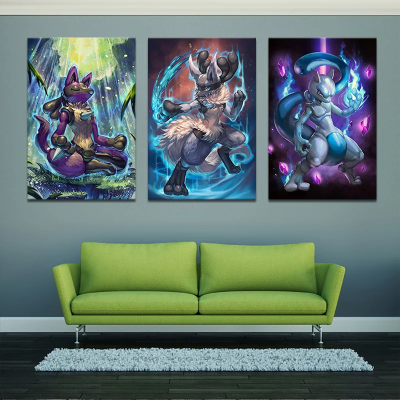 3 Piece Pokemon Anime Poster Art Work Drawing Painting Room Decor Wall Sticker Mural Painting Wall Art Picture Cartoon Painting
3 Piece Pokemon Anime Poster Art Work Drawing Painting Room Decor Wall Sticker Mural Painting Wall Art Picture Cartoon Painting