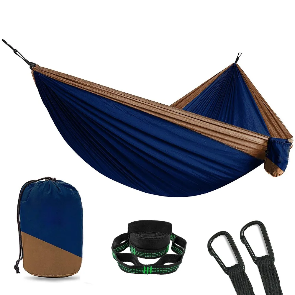 2 Person Double Camping Hammock With 2pcs Tree Straps XL 10 Foot Nylon Portable Heavy Duty Holds 700lb for Sitting Hanging Sale
2 Person Double Camping Hammock With 2pcs Tree Straps XL 10 Foot Nylon Portable Heavy Duty Holds 700lb for Sitting Hanging Sale