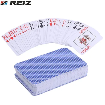 REIZ Waterproof Durable PVC Scrub Type Plastic Playing Cards Novelty Poker Card Pokerstar Board Game For Texas Game
REIZ Waterproof Durable PVC Scrub Type Plastic Playing Cards Novelty Poker Card Pokerstar Board Game For Texas Game