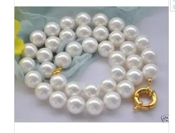 women gift word Jewelry Beautiful AAAA 10-11mm Natural Round White South Sea Shell Pearl Necklace Clas
women gift word Jewelry Beautiful AAAA 10-11mm Natural Round White South Sea Shell Pearl Necklace Clas