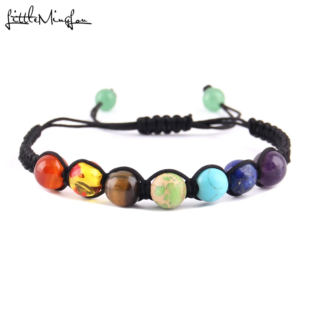 Little Minglou Nature Stone Bracelets For Women Brand Sparkling Crystal Yoga 7 Chakras Healing Balance Beads Bracelets Men Gifts
Little Minglou Nature Stone Bracelets For Women Brand Sparkling Crystal Yoga 7 Chakras Healing Balance Beads Bracelets Men Gifts