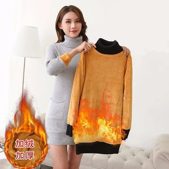 Thick Velvet Knitted Pullovers Winter Sweaters For Women Warm Velvet Turtleneck Long Sleeve Sweaters plus size Female Pockets
Thick Velvet Knitted Pullovers Winter Sweaters For Women Warm Velvet Turtleneck Long Sleeve Sweaters plus size Female Pockets