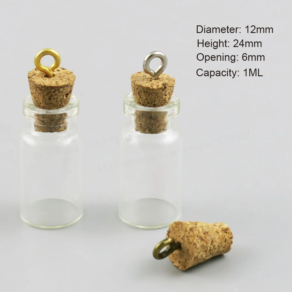 500 x 1ML Mini Transparent Glass Bottle Pendant 1cc Clear Small Cute Glass Bottle With Eye Hook Small Cork Glass Vials Jars
500 x 1ML Mini Transparent Glass Bottle Pendant 1cc Clear Small Cute Glass Bottle With Eye Hook Small Cork Glass Vials Jars