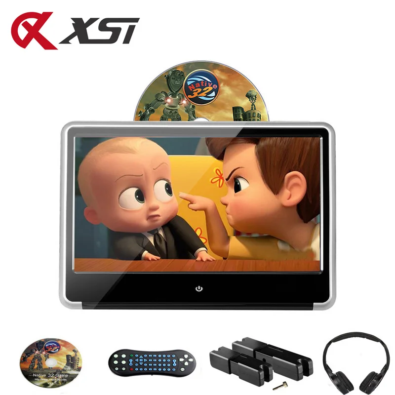 XST 11.6 Inch Car Headrest IPS Screen Monitors DVD Player HD 1080P Video Touch Screen Support HDMI/USB/SD/Game/IR/FM Transmitter
XST 11.6 Inch Car Headrest IPS Screen Monitors DVD Player HD 1080P Video Touch Screen Support HDMI/USB/SD/Game/IR/FM Transmitter
