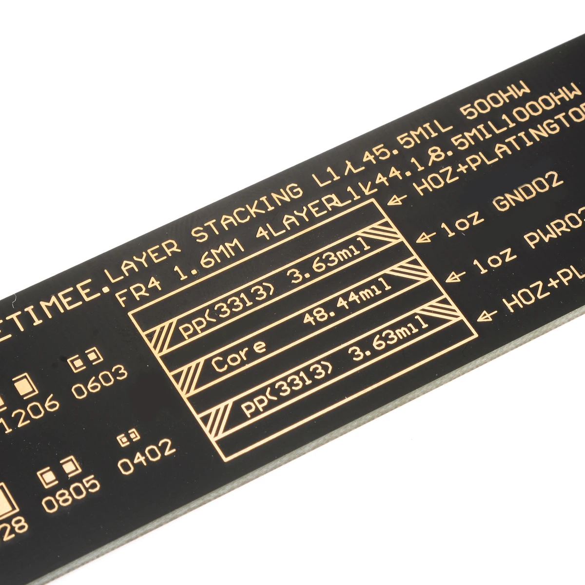 Multifunctional PCB Straight Ruler 25cm 10 inch Measuring Caliper Tool Electronic Resistor Capacitor Chip IC Craft Ruler