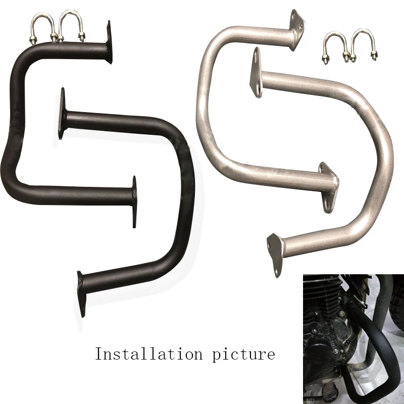 CB400SS Engine Guard Bumper Highway Crash Bar Buffer Frame Side Protector Chrome / Black for Honda CB 400SS
CB400SS Engine Guard Bumper Highway Crash Bar Buffer Frame Side Protector Chrome / Black for Honda CB 400SS