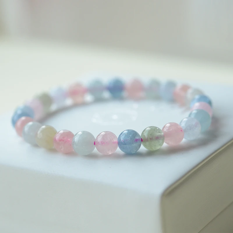 6/8/10/12mm Clear Morganite Bracelet Original Gem Stone Women Bracelet For Natural Stone Bracelet Natural Pink Blue Beryls Gift
6/8/10/12mm Clear Morganite Bracelet Original Gem Stone Women Bracelet For Natural Stone Bracelet Natural Pink Blue Beryls Gift