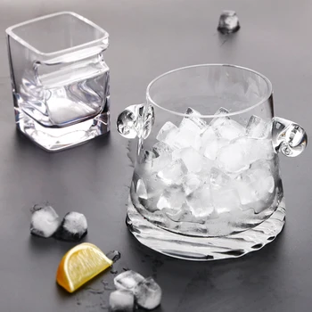Crystal Glass Ice Cup Ice Bucket Barware Brief Transparent Ice Container Whiskey Beer Bar Cold Drinking Bucket KTV Double Earing
Crystal Glass Ice Cup Ice Bucket Barware Brief Transparent Ice Container Whiskey Beer Bar Cold Drinking Bucket KTV Double Earing