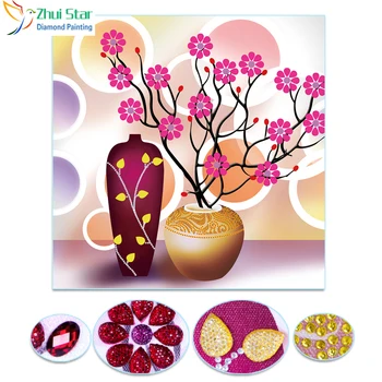 Zhui Star 5D DIY Partial Diamond painting cross stitch vase Diamonds mosaic Shiny Rhinestone Embroidery Christmas Home decor
Zhui Star 5D DIY Partial Diamond painting cross stitch vase Diamonds mosaic Shiny Rhinestone Embroidery Christmas Home decor