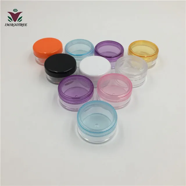 100pcs 5G PS small clear round bottle jars with white lids hard plastic pot nail art storage for powder glitter powder
100pcs 5G PS small clear round bottle jars with white lids hard plastic pot nail art storage for powder glitter powder