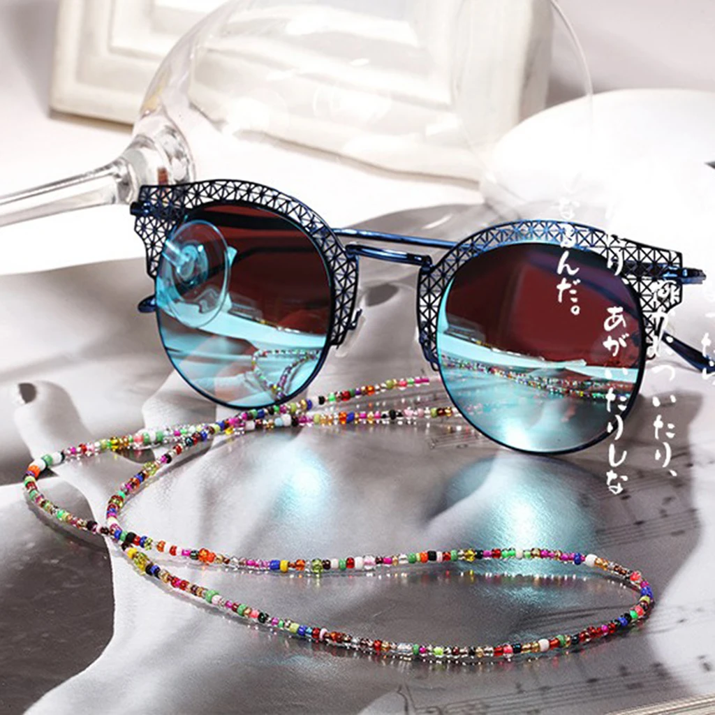 Multi Color Anti-Slip Eyeglasses Chains Rope Eyewear Neck Cord Lanyard Retainer Prevent the Glasses Dropping With Beads Multi Color Anti-Slip Eyeglasses Chains Rope Eyewear Neck Cord Lanyard Retainer Prevent the Glasses Dropping With Beads